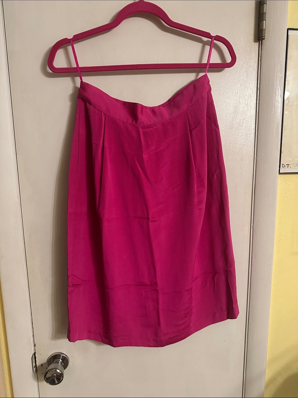 Flora Kung Hot Pink Women's A-Line Slip Skirt